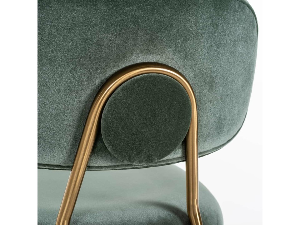 RICHMOND krzesło barowe XENIA JADE VELVET zielony - Richmond Interiors